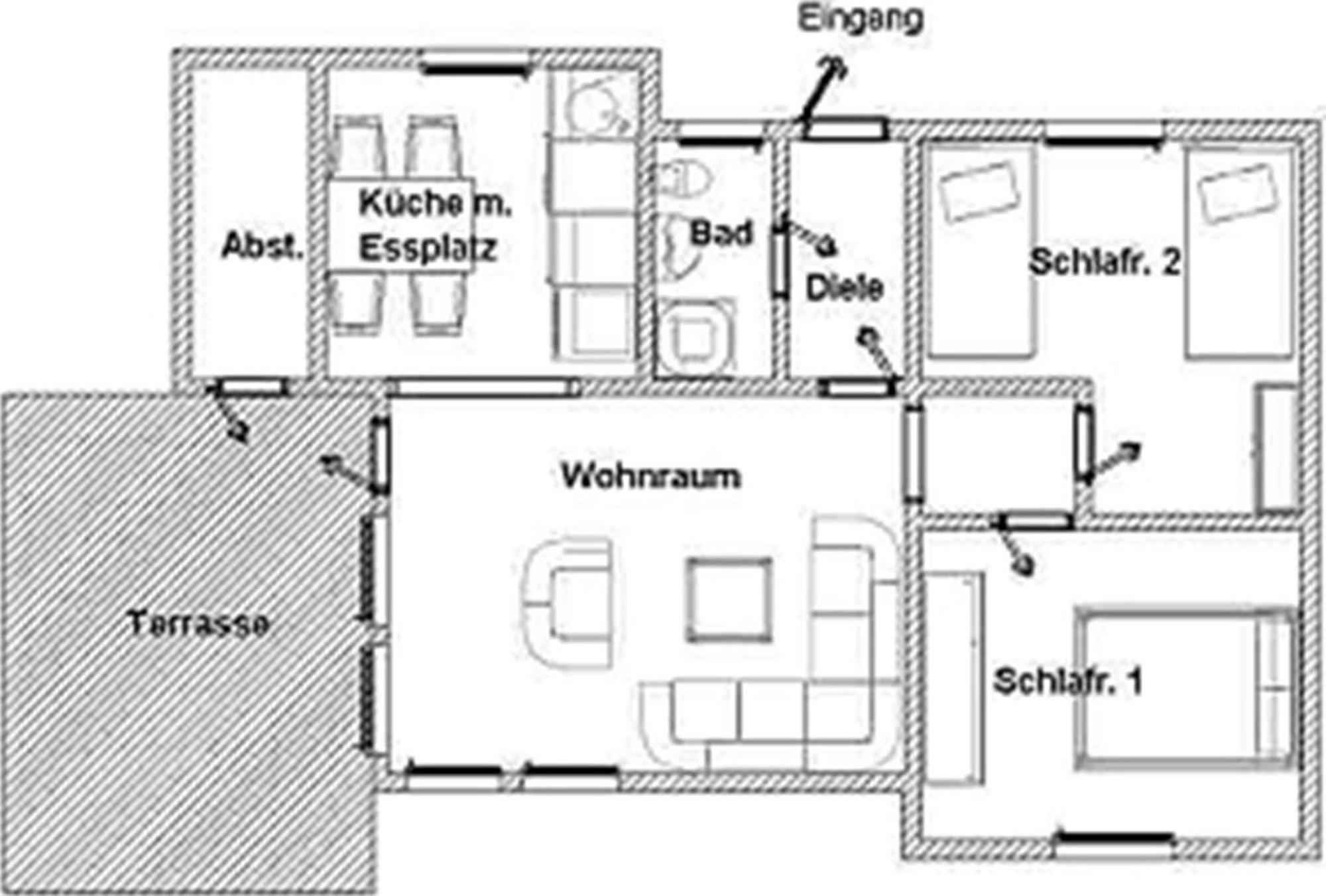 Bungalow M 43 In Burhave Exteriör bild